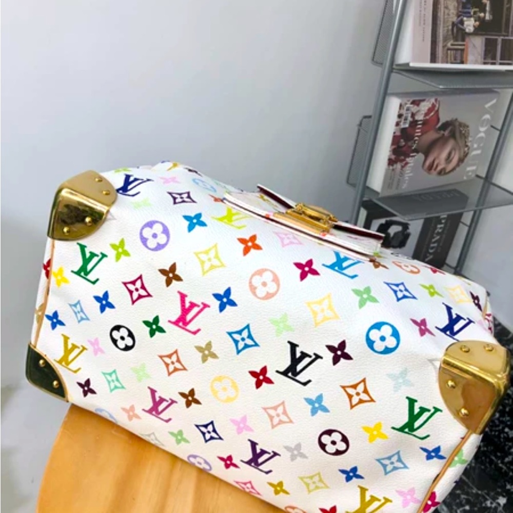 Louis Vuitton Handbag Monogram Multicolor Speedy 30 - Picture 6 of 9